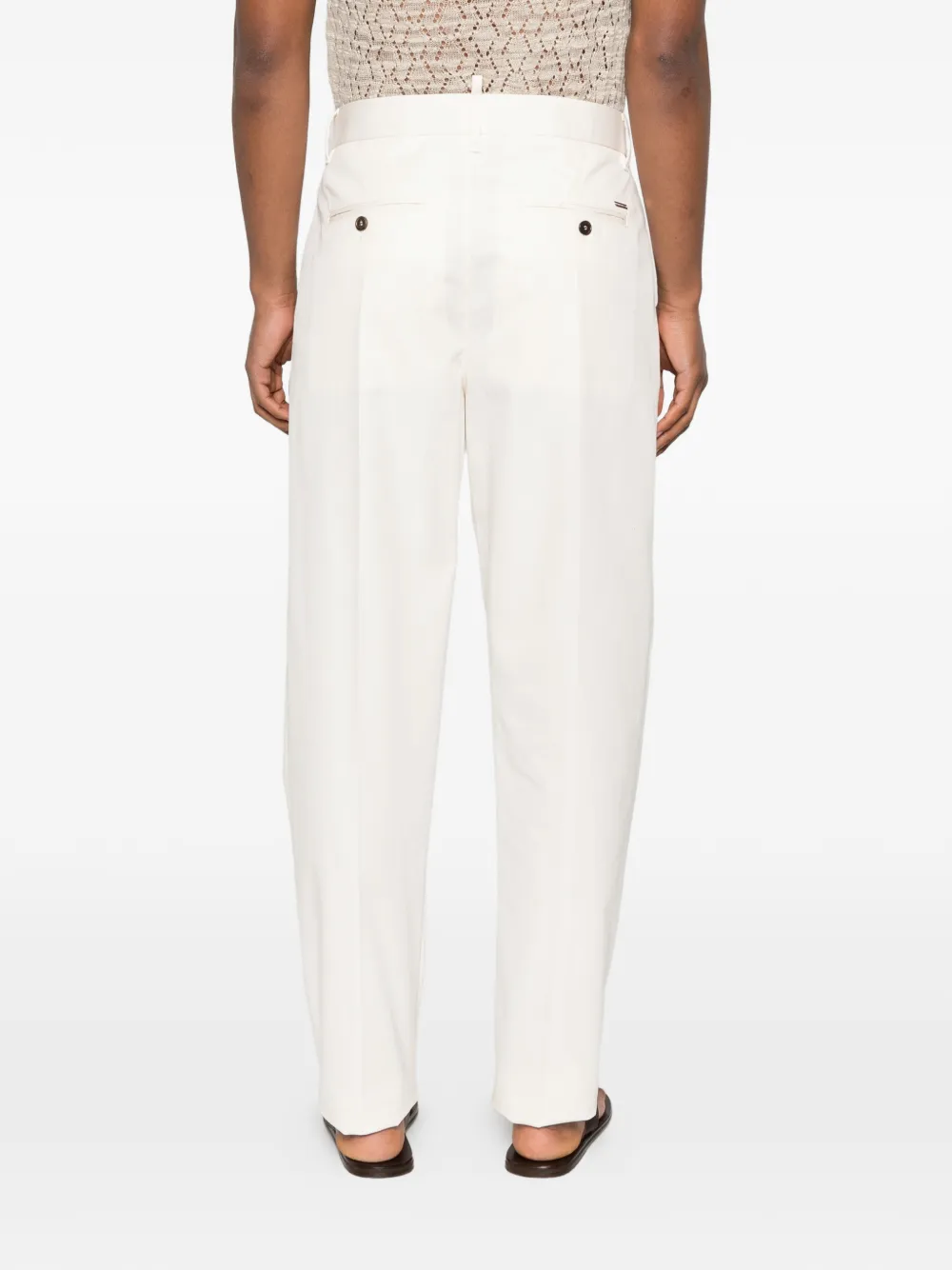 DSQUARED2 Broek met riemlussen Beige