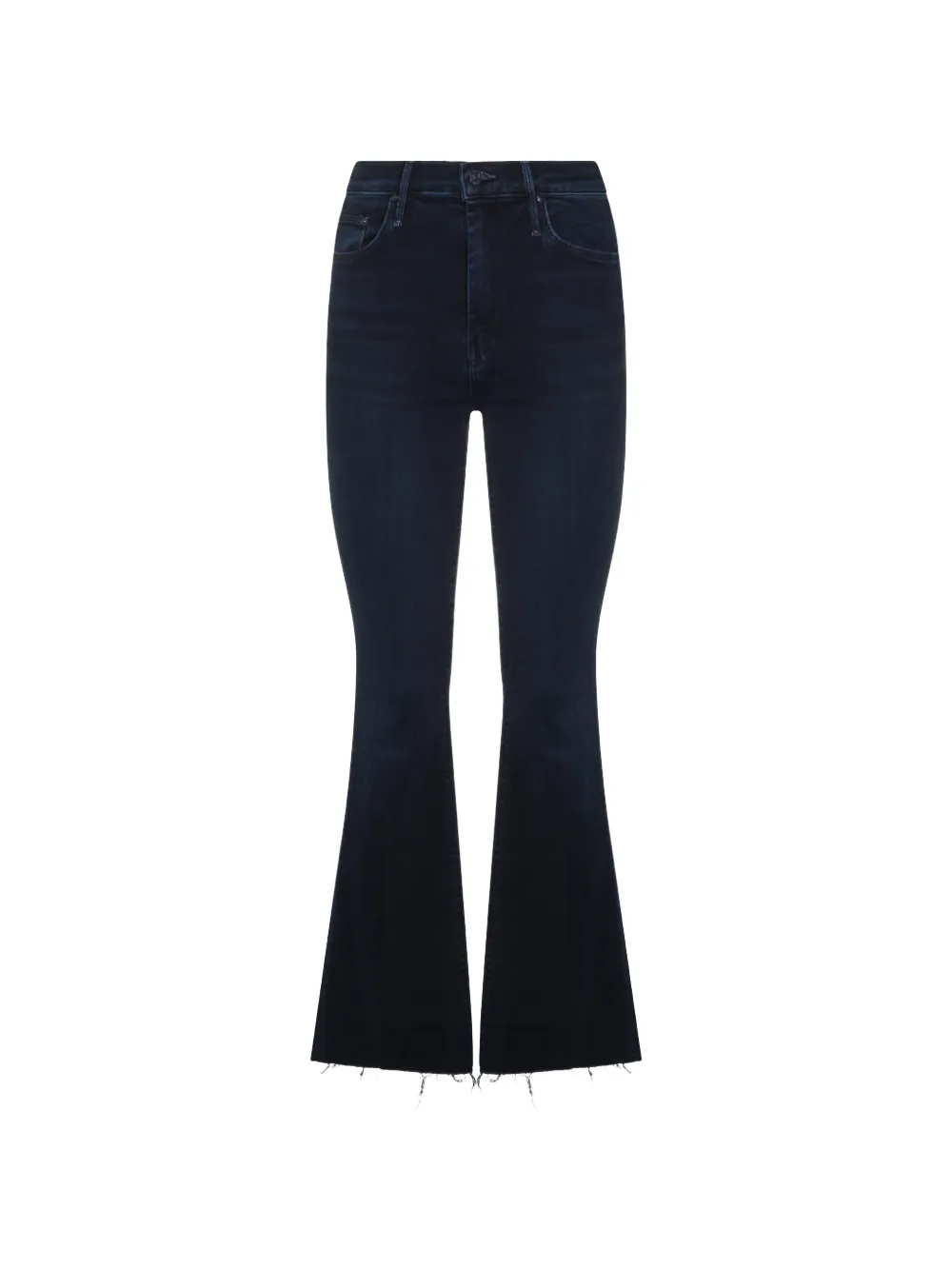 MOTHER frayed-detail jeans - Blu