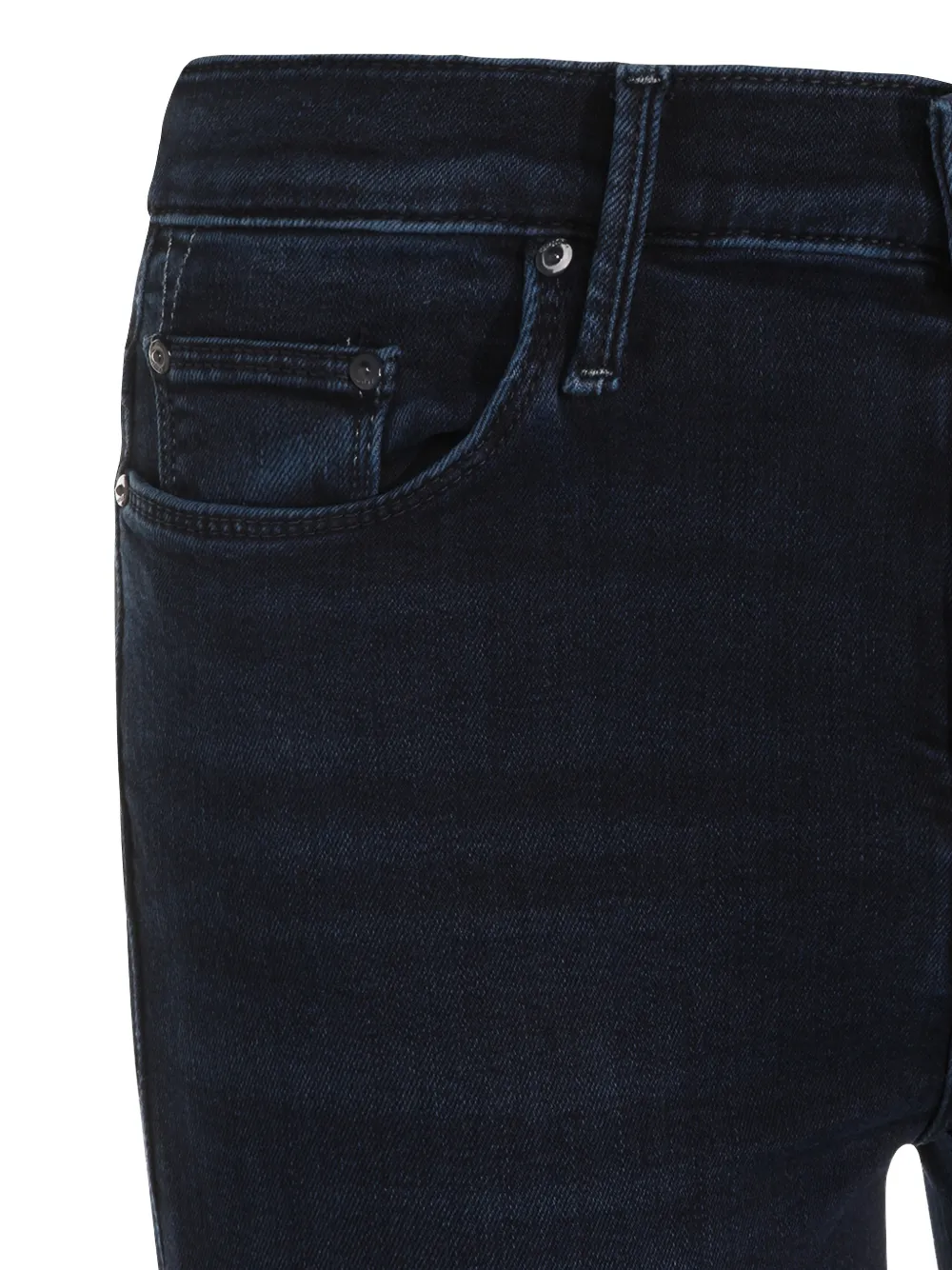 MOTHER Jeans met franje detail Blauw