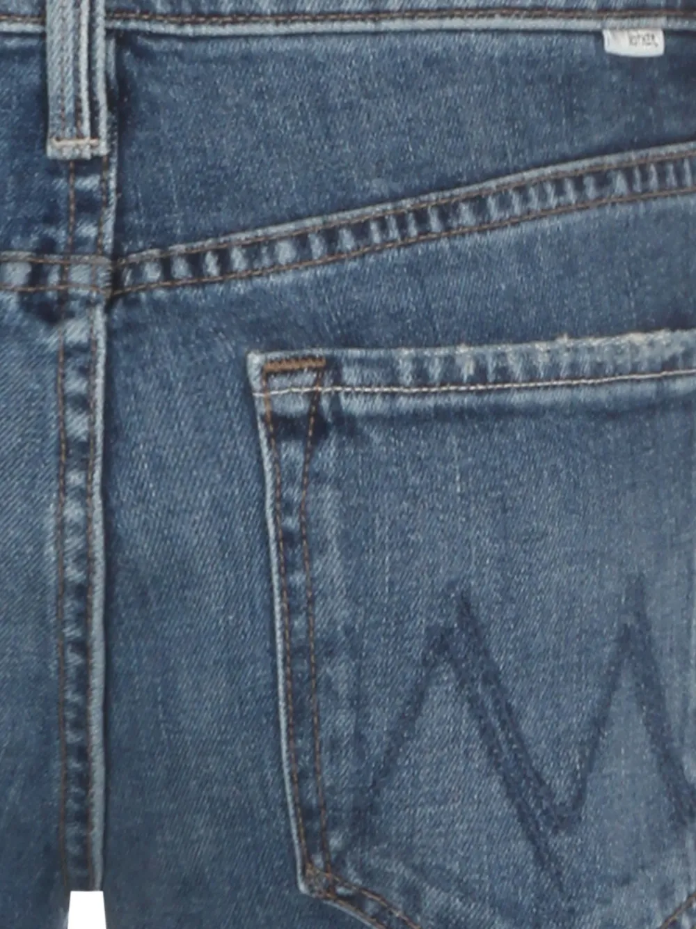 MOTHER Jeans met knoopsluiting Blauw