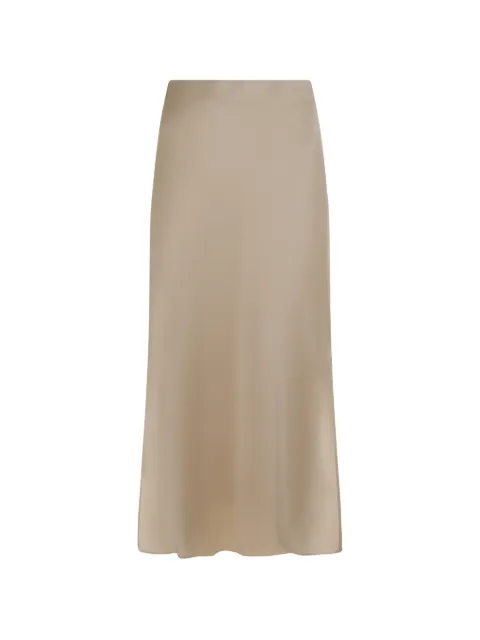 Brunello Cucinelli slit skirt