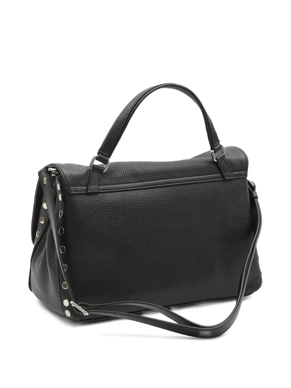 Zanellato small Postina leather tote bag - Zwart