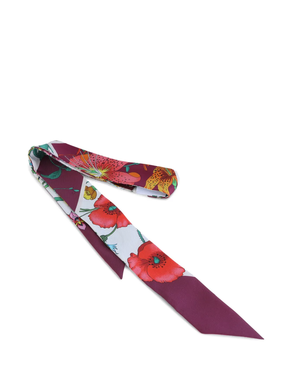 Gucci floral bandeau scarf - Paars