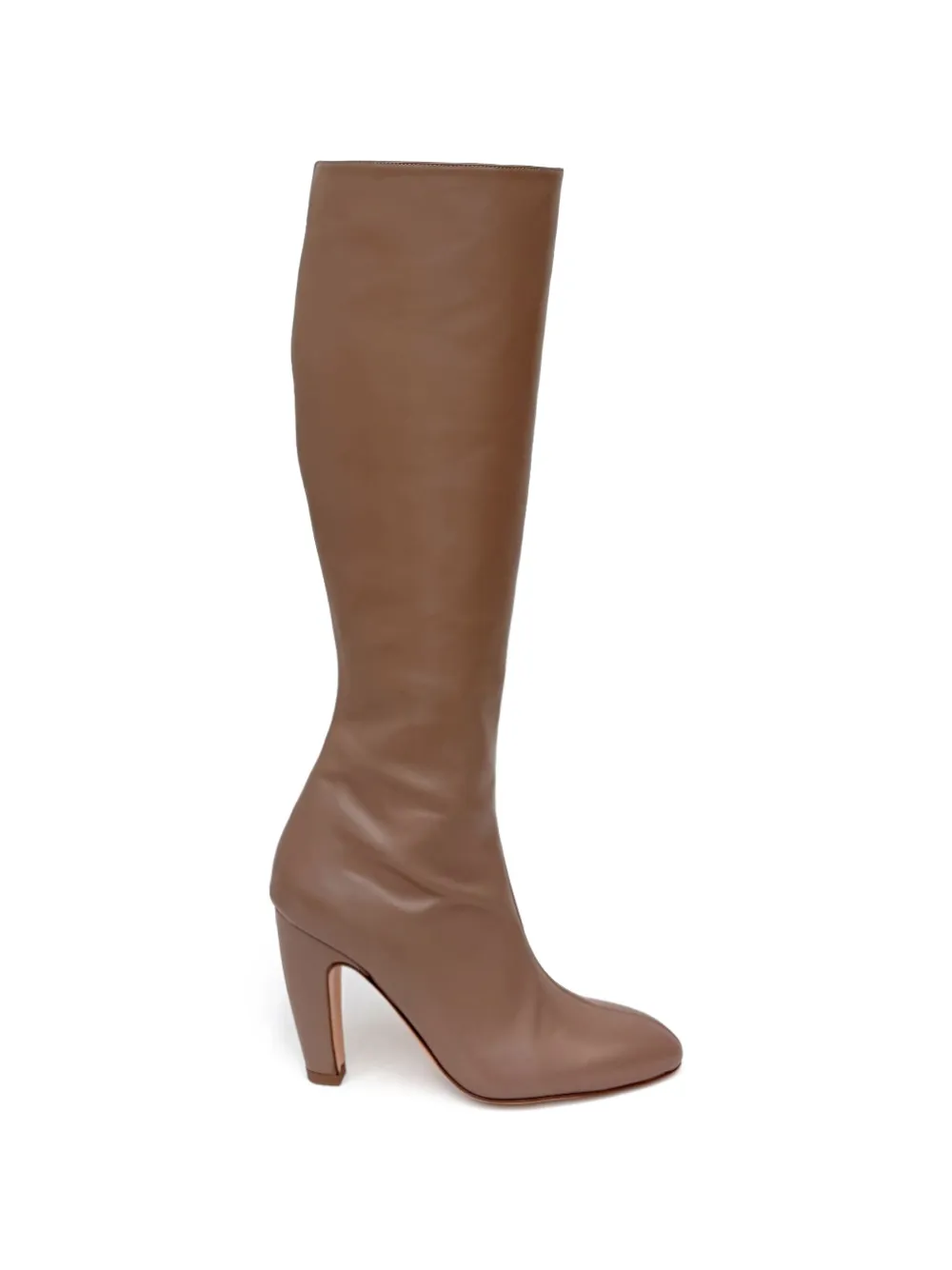 GIABORGHINI Thelma block-heel boots - Toni neutri
