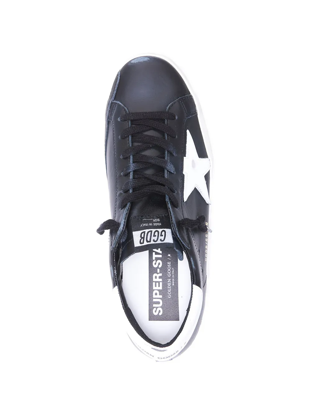 Golden Goose star-appliqué sneakers Zwart