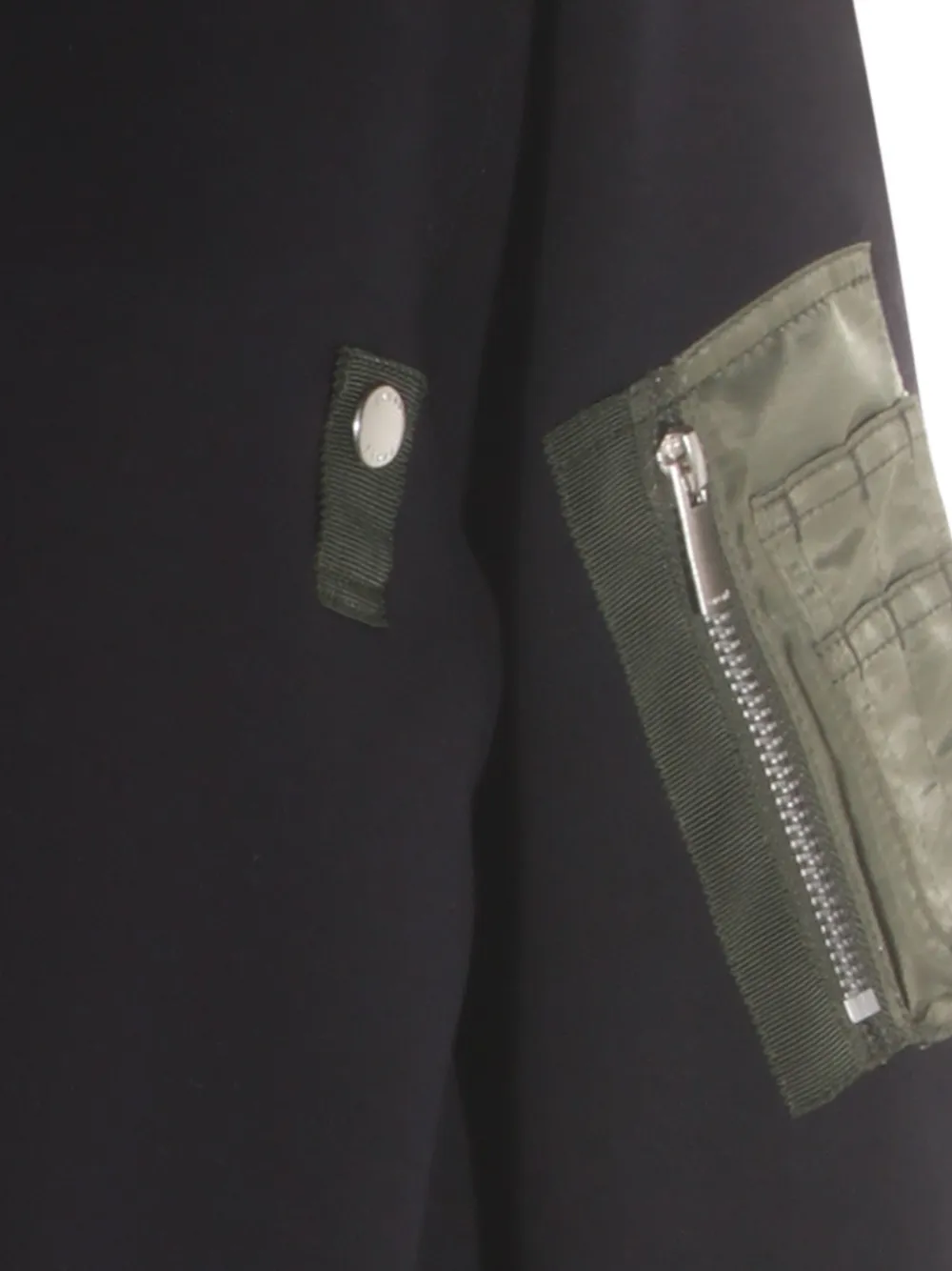 sacai Jack met capuchon en zak Blauw