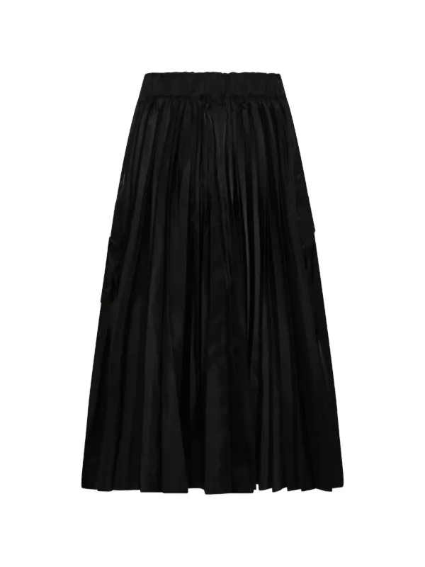 Sacai プリーツ スカート | ブラック | FARFETCH JP