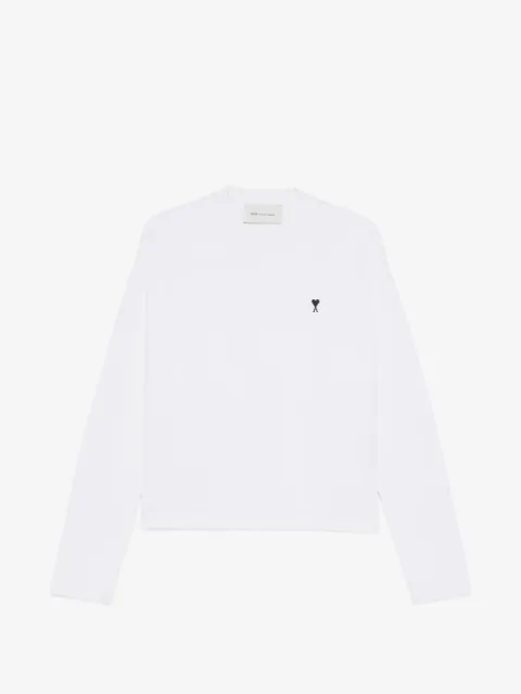 AMI Paris long-sleeved embroidered sweatshirt