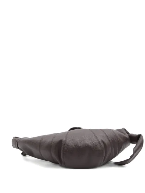 LEMAIRE medium stitched grained croissant bag