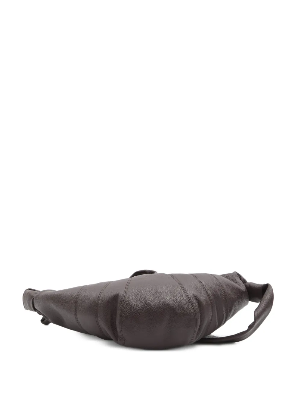 LEMAIRE Medium Croissant crossbodytas met stiksels Bruin