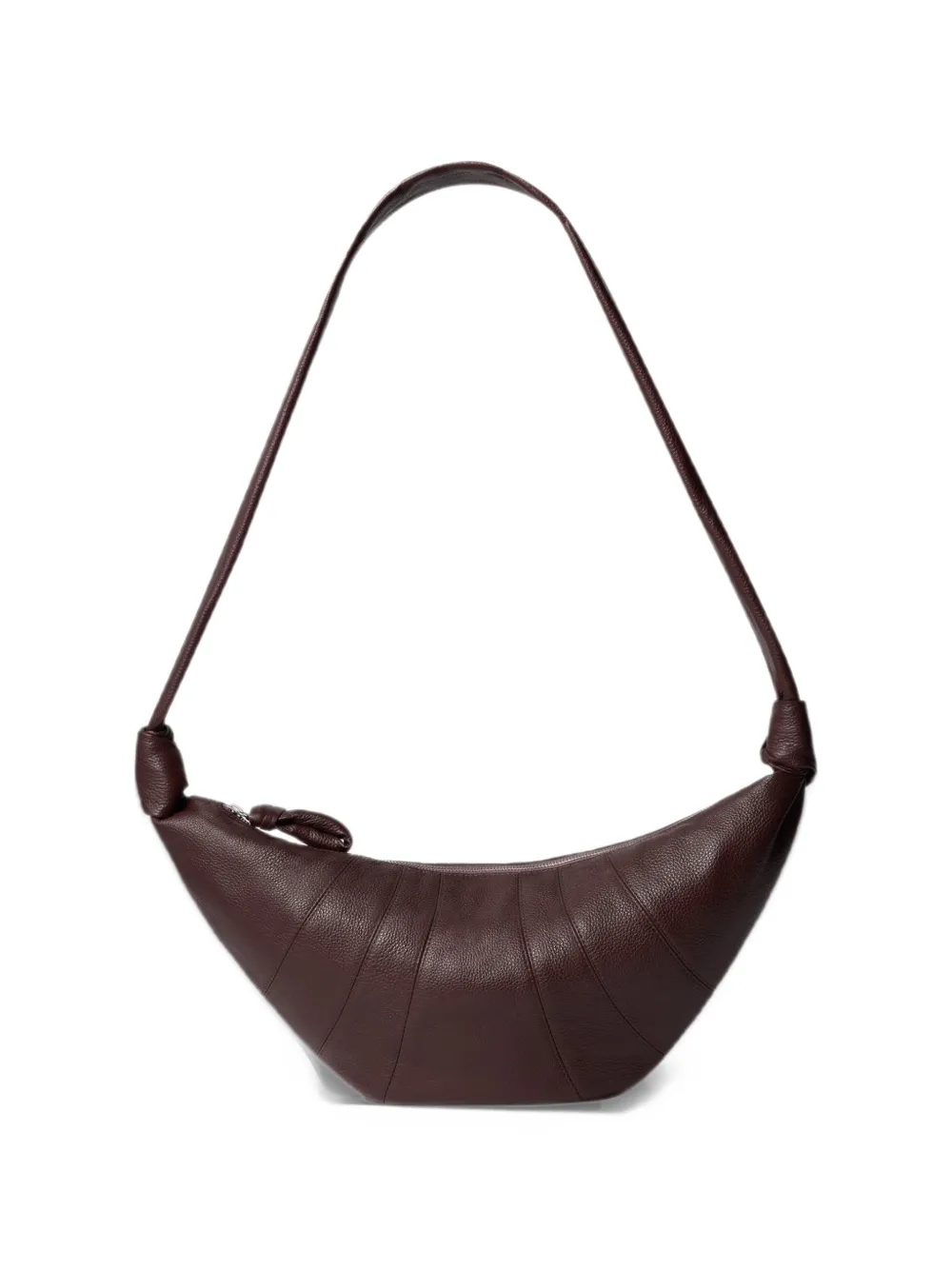 LEMAIRE Medium Croissant leren tas Bruin