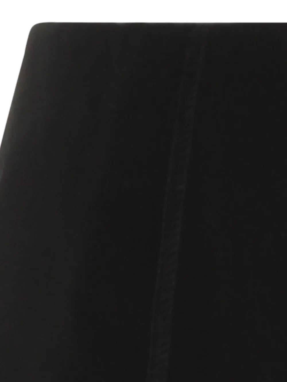 Sheer Panel A-Line Skirt