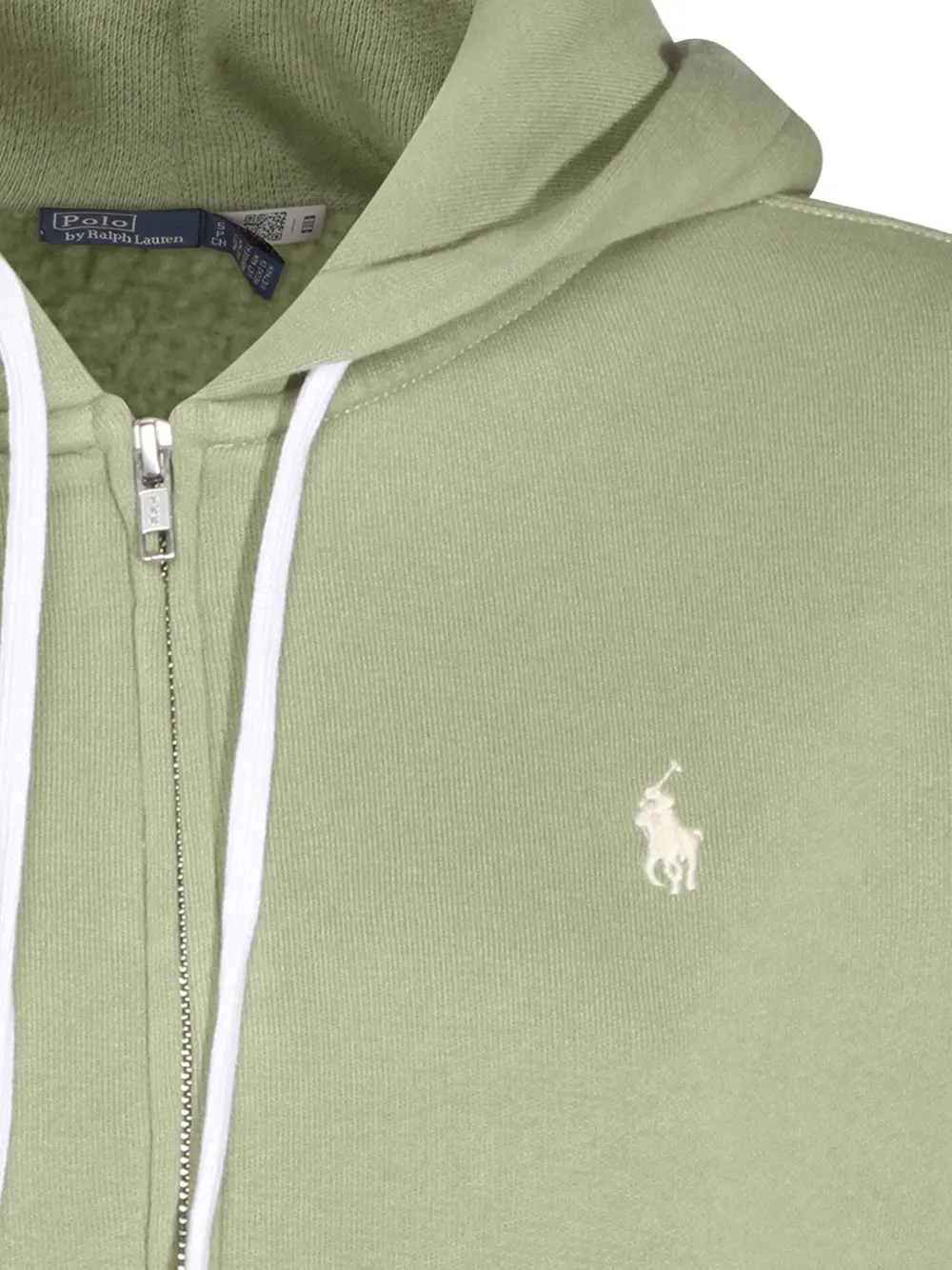 Polo Ralph Lauren Katoenen hoodie met capuchon en rits Groen