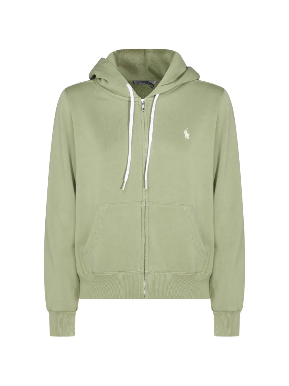 Polo Ralph Lauren zip hooded cotton hoodie - Verde