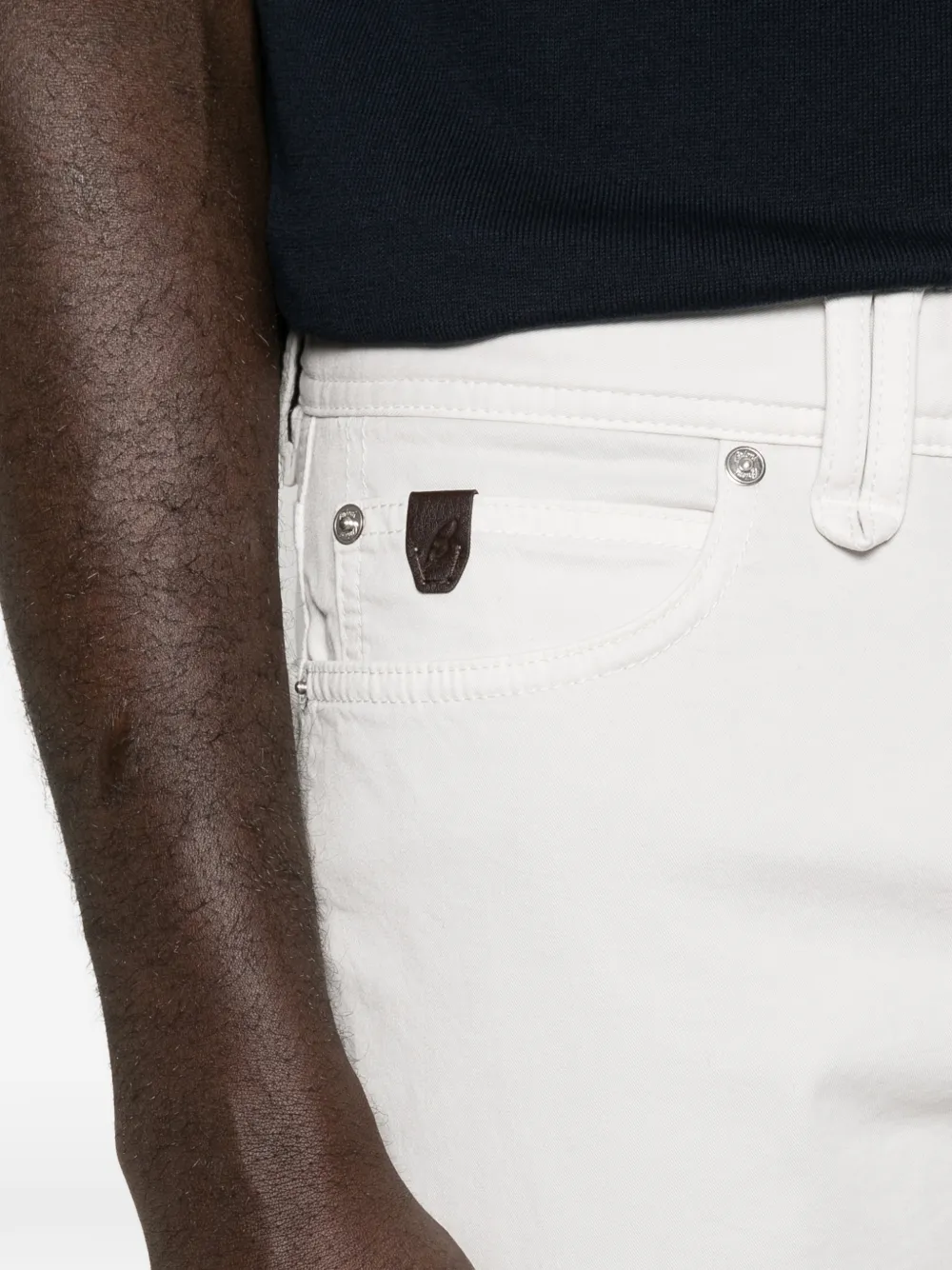 Brioni Meribel jeans met vijf zakken Beige