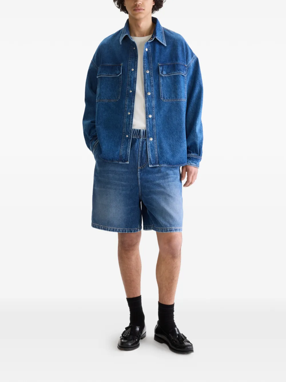 Bellerose pocket shirt - Blauw