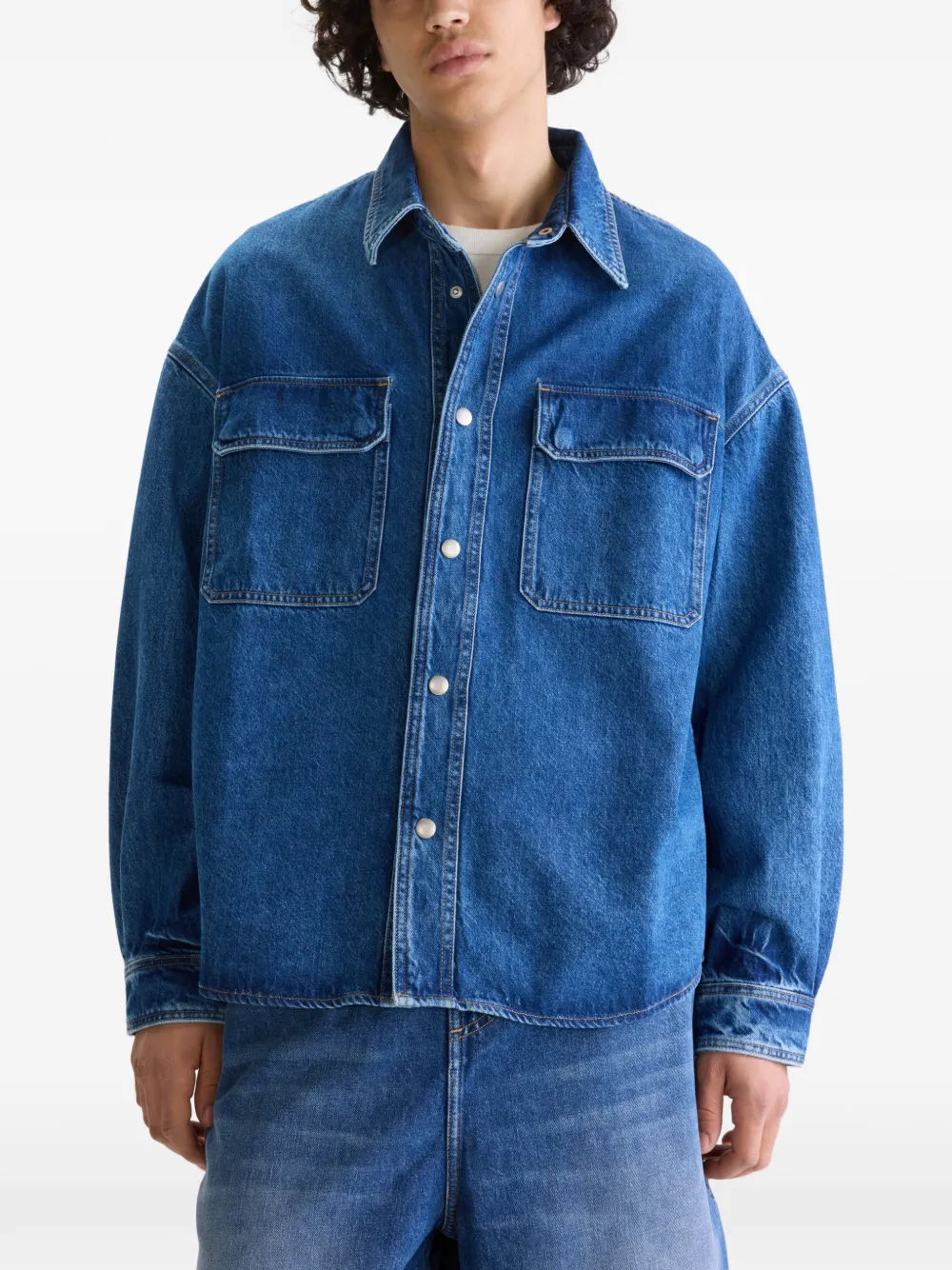 Bellerose pocket shirt - Blu