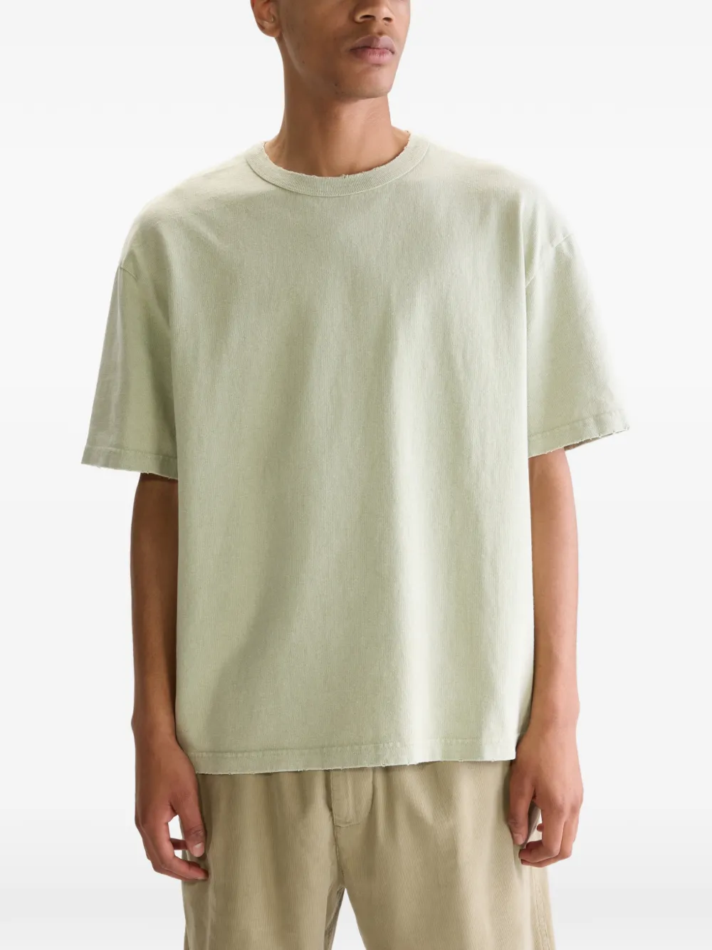 Bellerose frayed T-shirt - Verde