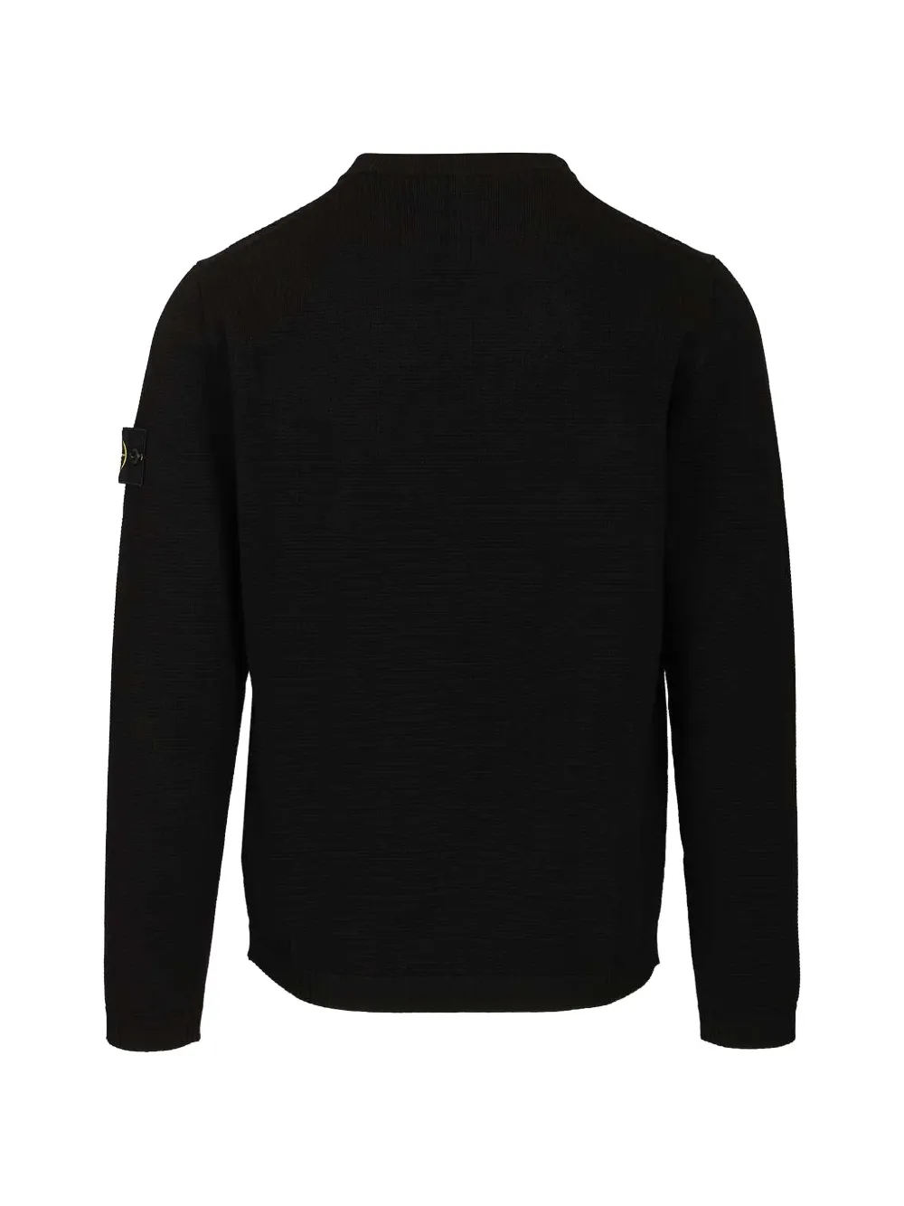 Stone Island Sweater met logopatch Zwart