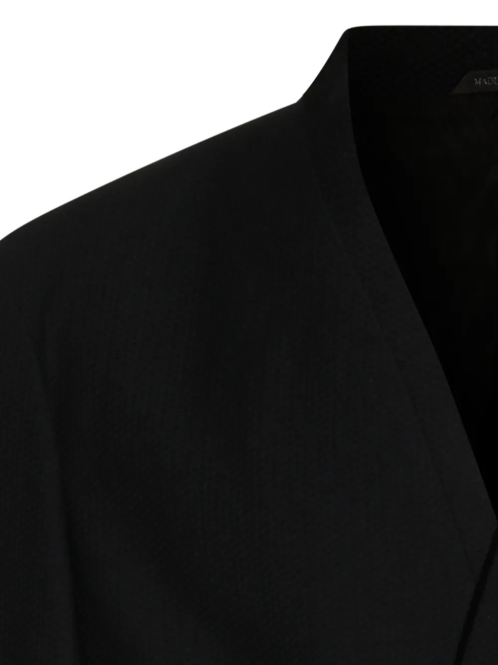 Giorgio Armani Blazer met enkele rij knopen Zwart