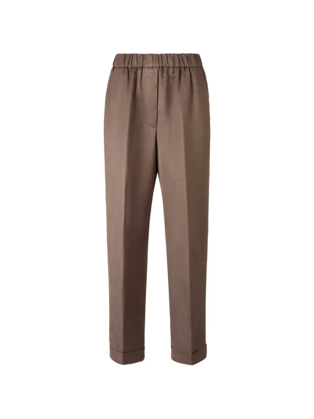 Peserico elasticated-waist trousers - Marrone