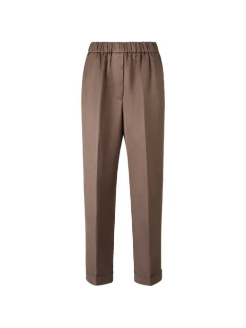 Peserico elasticated-waist trousers
