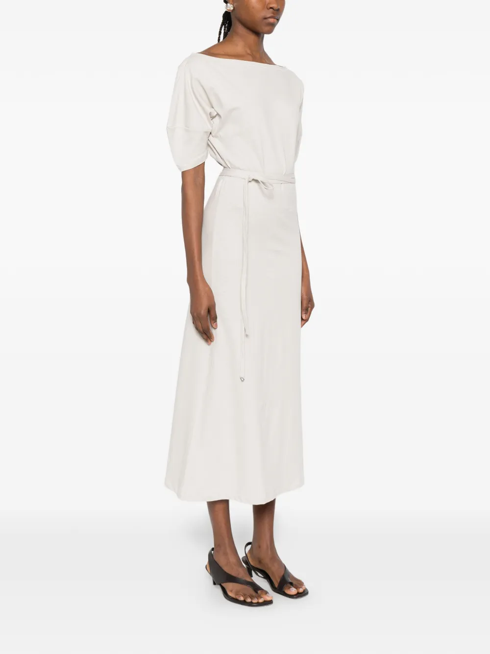  Lemaire Short-sleeve Midi Dress - Neutrals 
