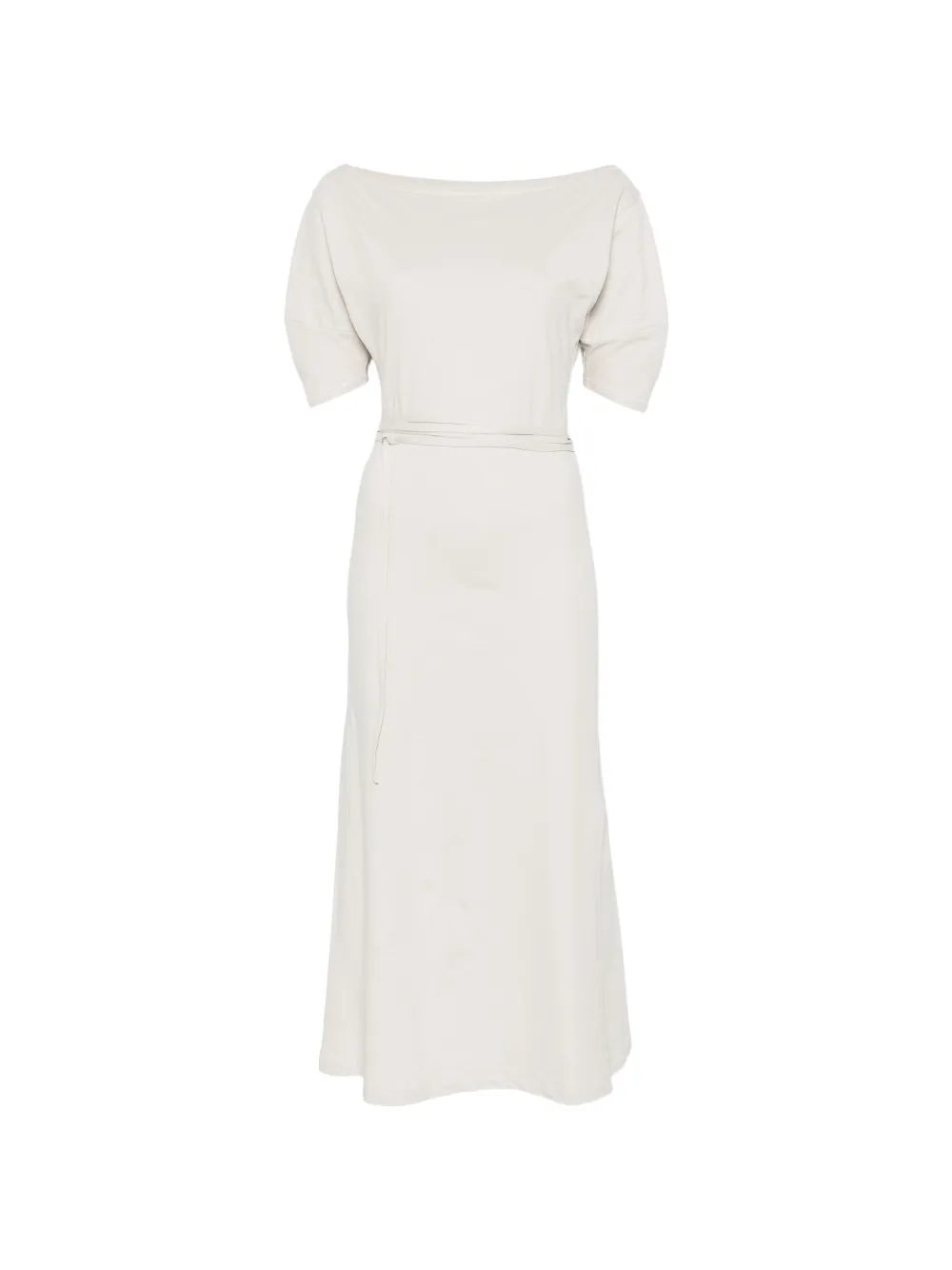 LEMAIRE puffed-sleeve midi dress - Toni neutri