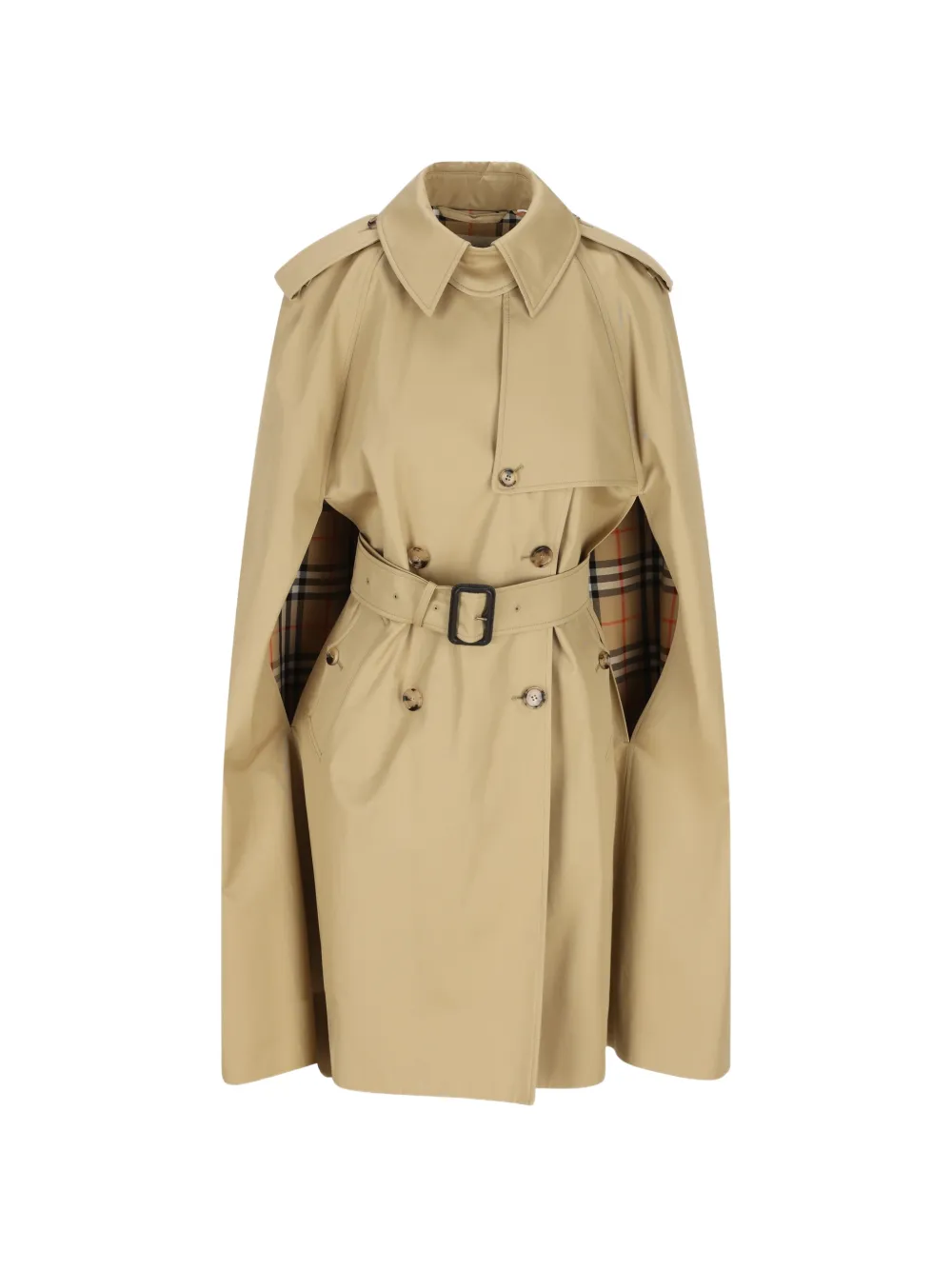 Burberry belted cape coat - Toni neutri