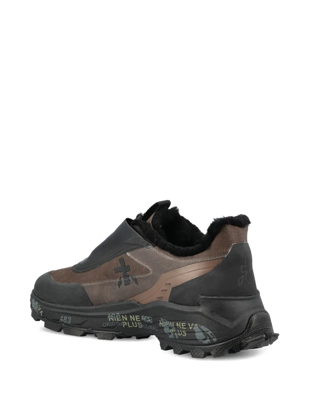 Premiata Sneakers met rits Bruin