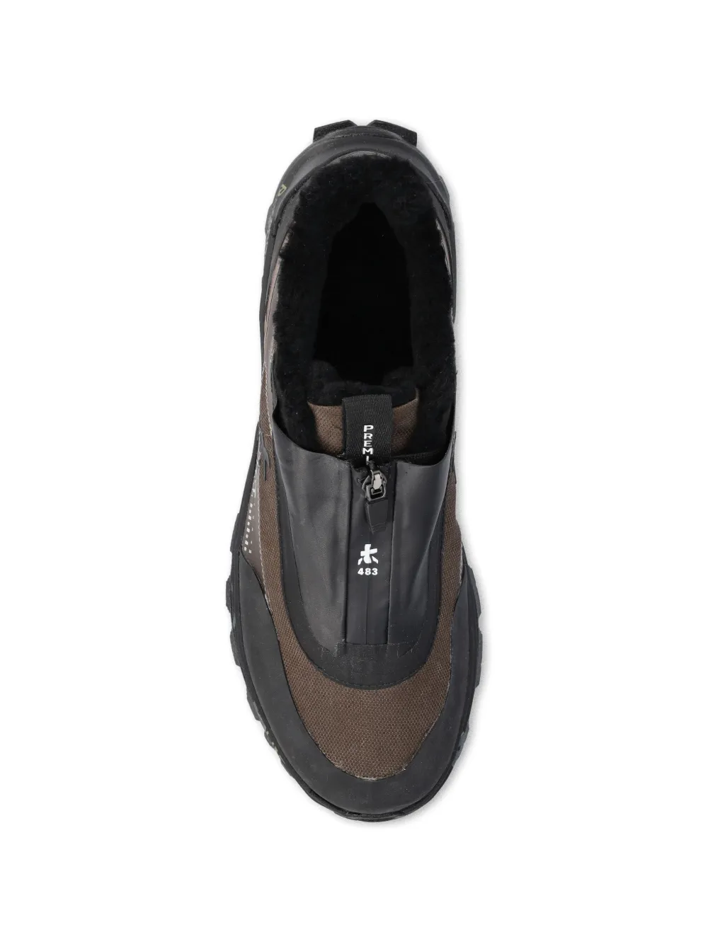 Premiata Sneakers met rits Bruin