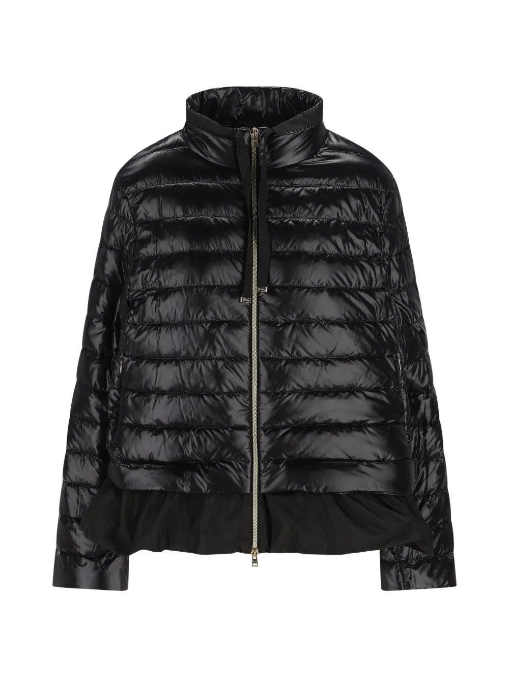 Herno zip-up quilted puffer jacket - Nero