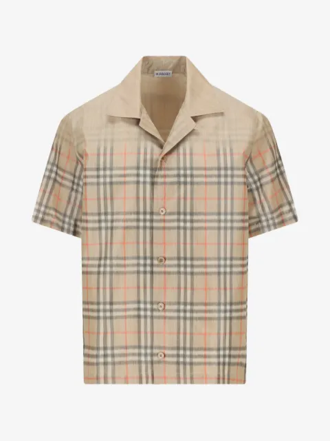 Burberry checked shirt