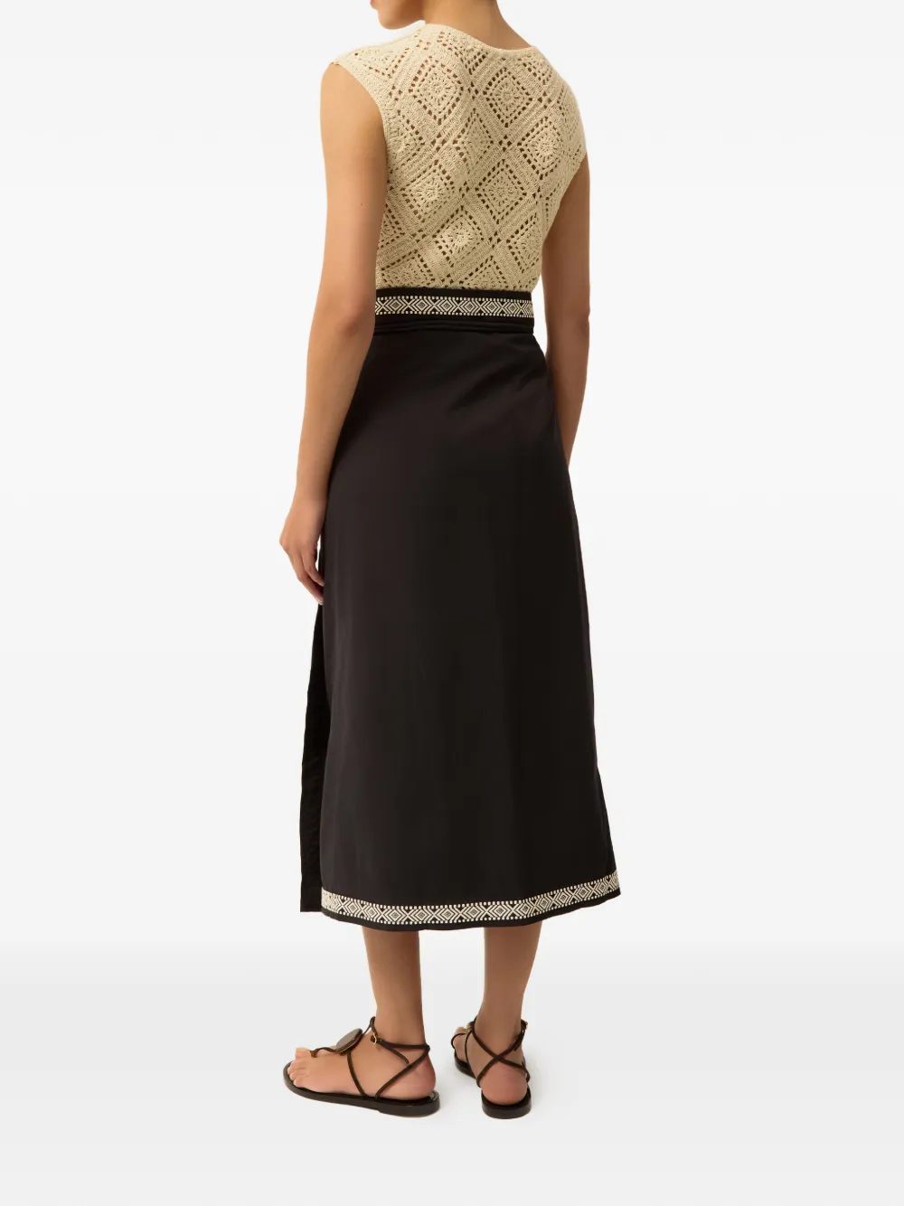  Marie Oliver Luca Midi Skirt - Black 