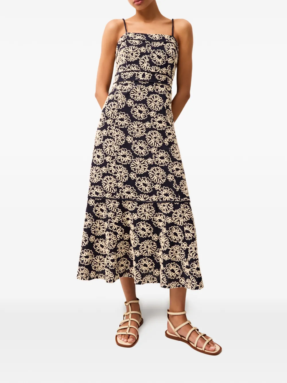 Suki Floral Midi Dress