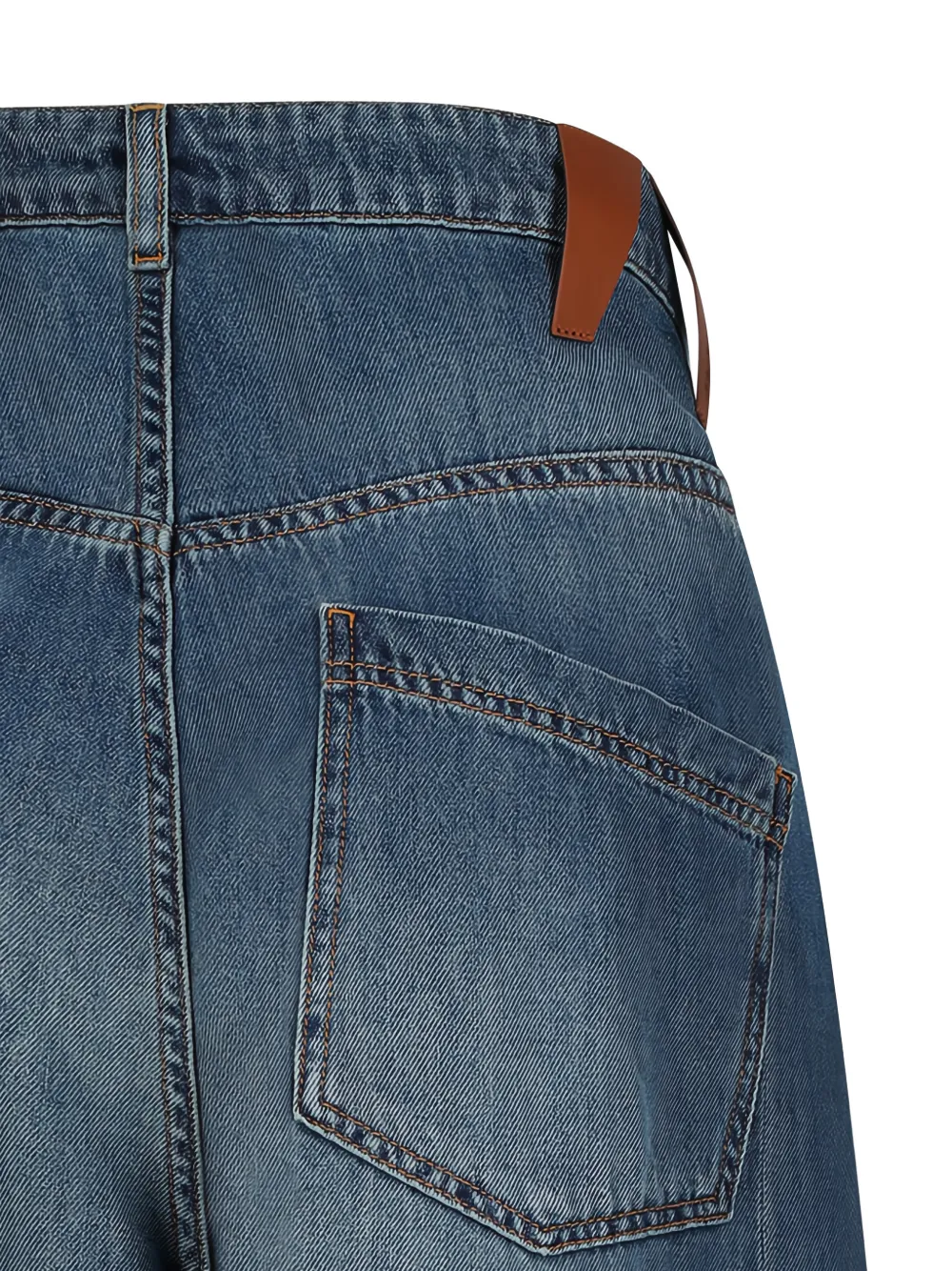  Darkpark Ines Foldover Jeans - Blue 