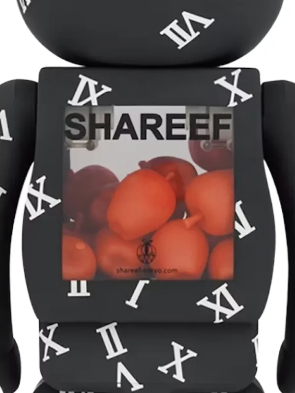 MEDICOM TOY x Shareef Bearbrick 1000% Figurine | Black | FARFETCH
