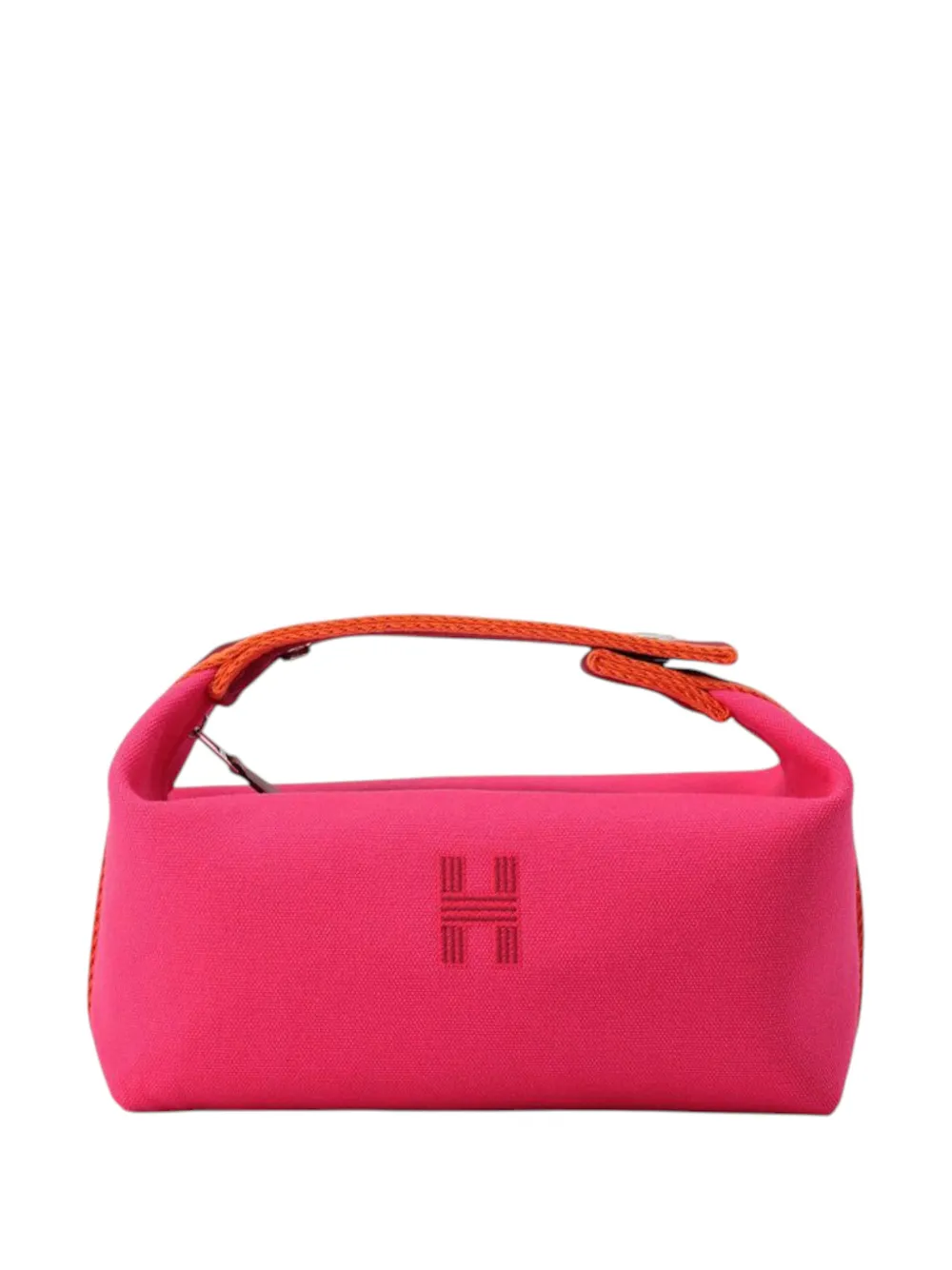 Hermès Pre-Owned 2020-2025 Small Toile Bride A Brac Case vanity bag - Rosso