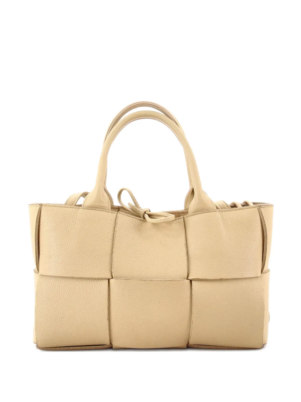 Bottega Veneta Pre-Owned Borsa tote Arco mini in pelle con design Maxi Intrecciato - Toni neutri