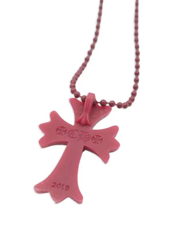 CHROME HEARTS クロス ネックレス Chrome Hearts クロスペンダント ネックレス | レッド | FARFETCH JP