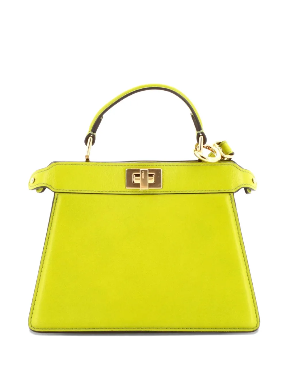  Fendi Pre-owned Peekaboo Iseeu Bag Leather Petite Crossbody Bag - Green 