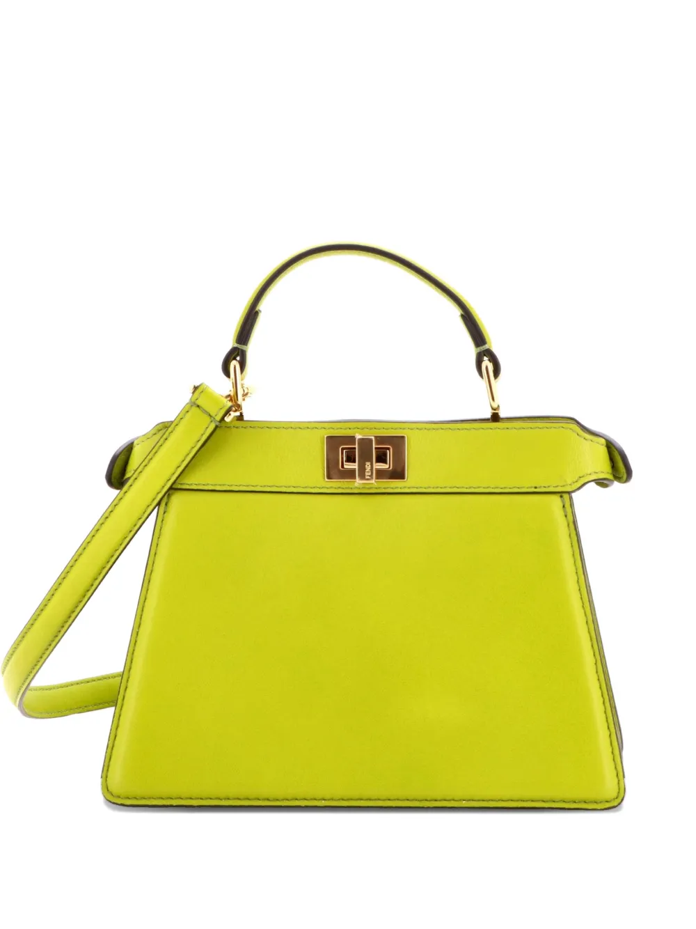 Fendi Pre-Owned Borsa a tracolla Peekaboo ISeeU piccola in pelle - Verde