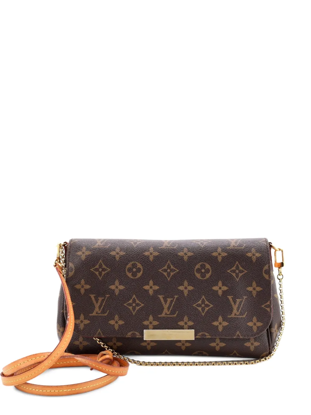 Louis Vuitton Pre-Owned Favorite Handbag Monogram Canvas MM crossbody bag - Braun