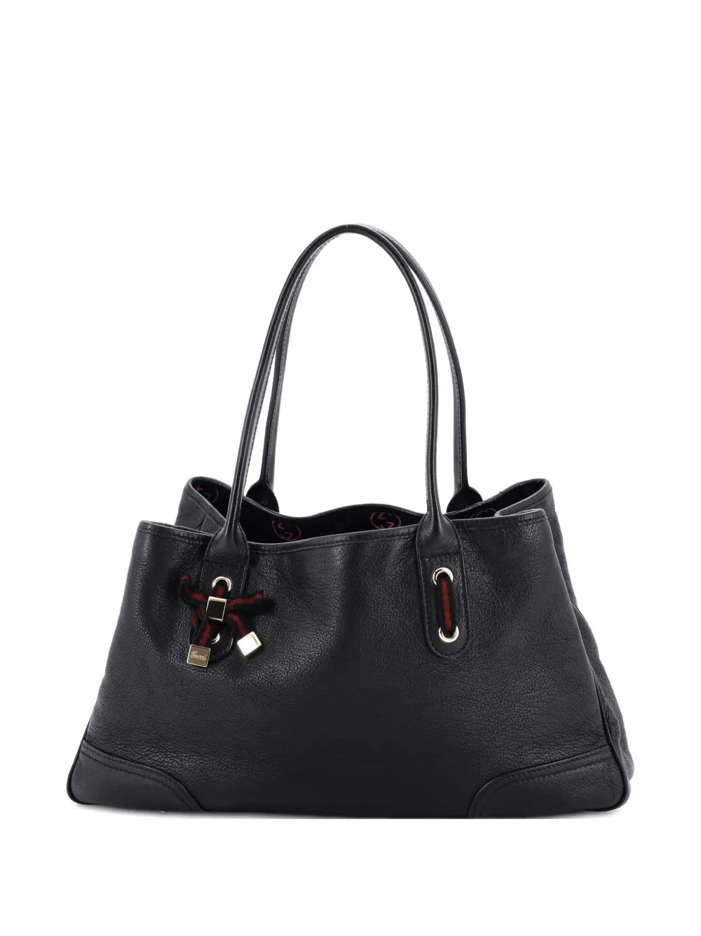 Gucci Pre-Owned Borsa tote Princy media in pelle - Nero