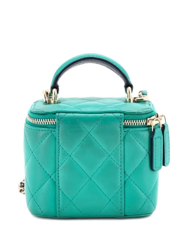 CHANEL Pre-Owned クラシック トップハンドル バニティケース ウィズ