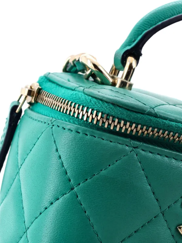 CHANEL Pre-Owned クラシック トップハンドル バニティケース ウィズ