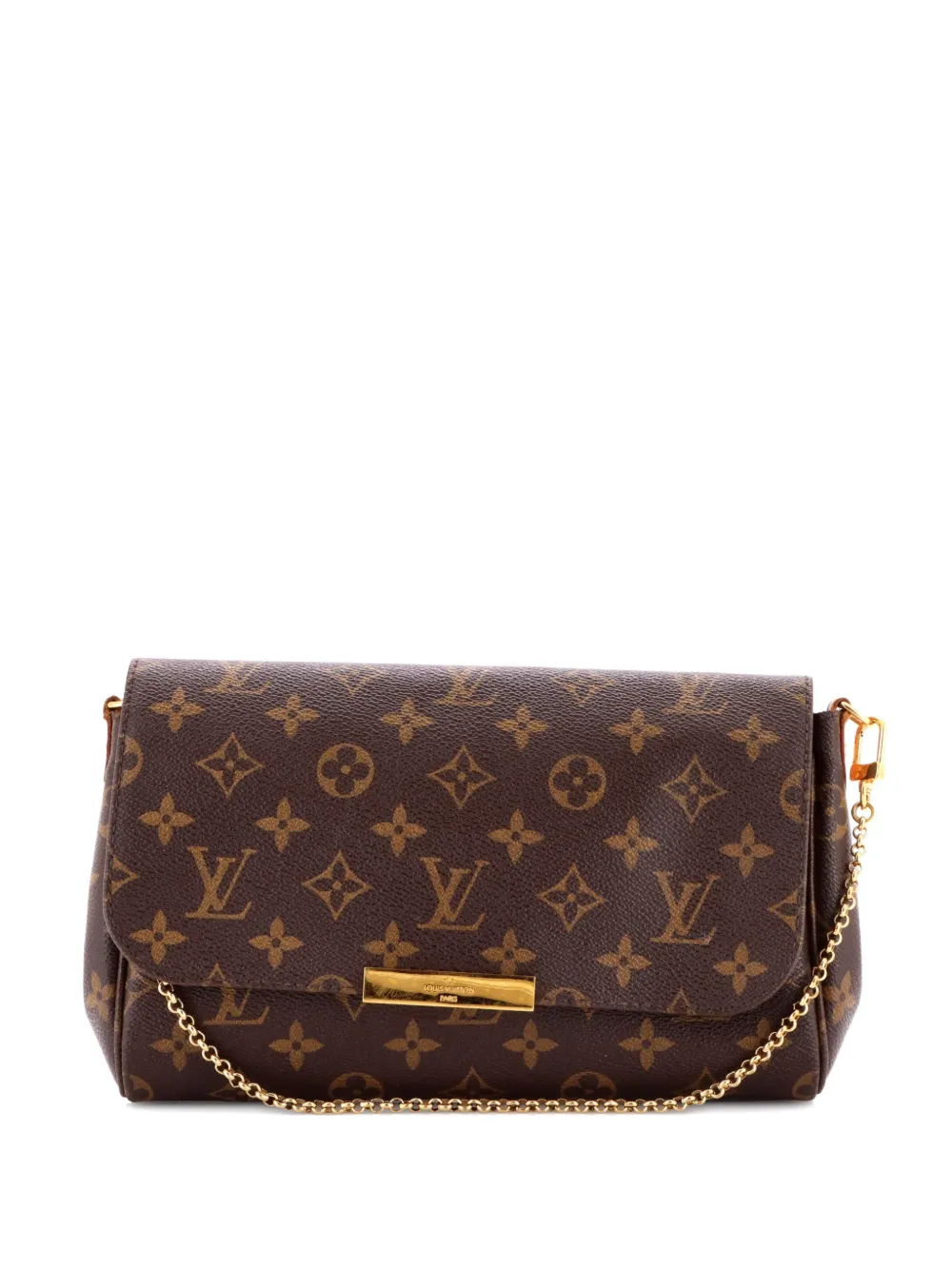 Louis Vuitton Pre-Owned Borsa a tracolla Favourite Handbag Monogram in tela MM - Marrone