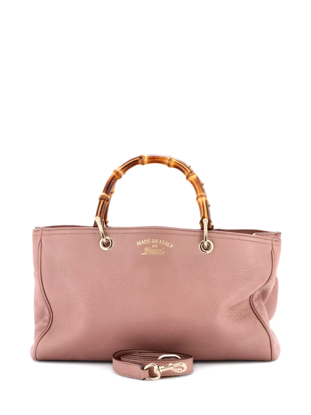 Gucci Pre-Owned Borsa tote Bamboo media in pelle - Toni neutri