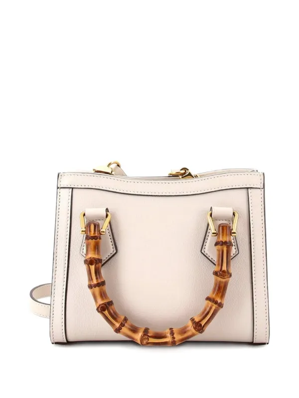 Gucci Pre-Owned ダイアナ NM バンブーハンドル トート レザー Gucci Pre-Owned ダイアナ NM バンブーハンドル トート レザー