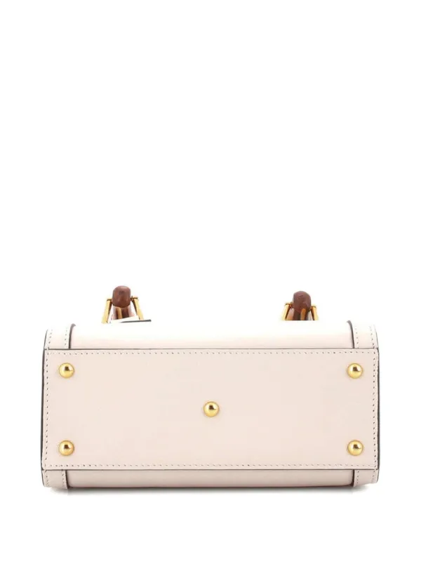 Gucci Pre-Owned ダイアナ NM バンブーハンドル トート レザー Gucci Pre-Owned ダイアナ NM バンブーハンドル トート レザー